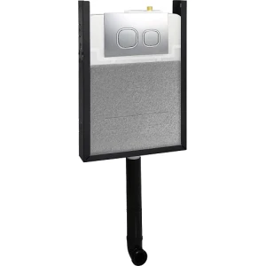 Инсталляция для напольного унитаза WeltWasser Amberg 404 CR 10000009858, кнопка хром